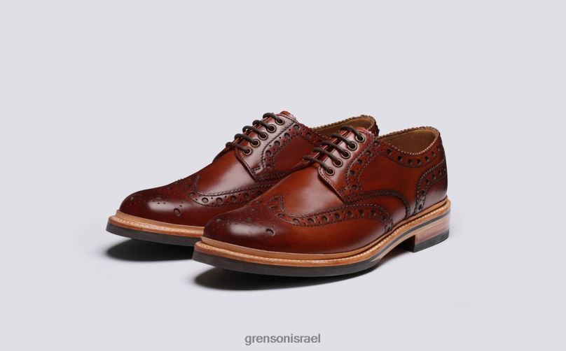גברים לְהִשְׁתַזֵף ארצ'י Grenson J4F4Z116 נעלי brogues
