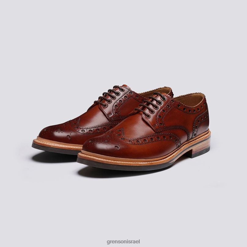 גברים לְהִשְׁתַזֵף ארצ'י Grenson J4F4Z116 נעלי brogues