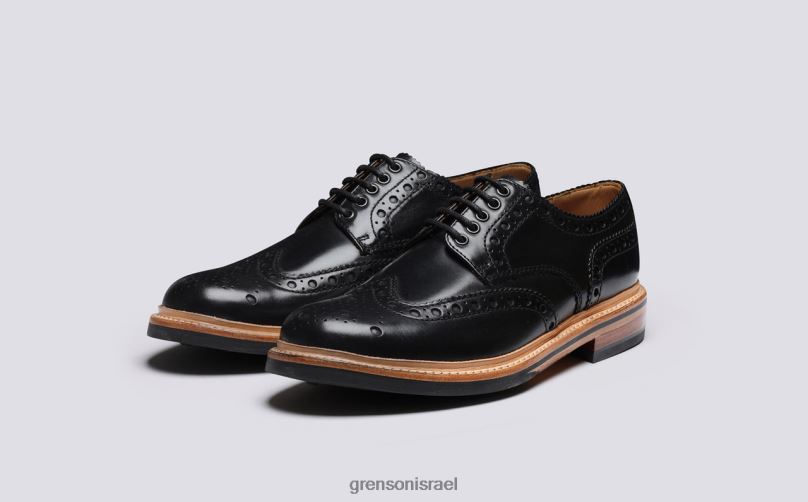 גברים שָׁחוֹר ארצ'י Grenson J4F4Z117 נעלי brogues