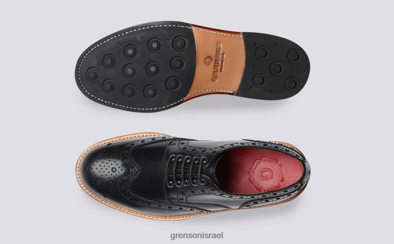גברים שָׁחוֹר ארצ'י Grenson J4F4Z117 נעלי brogues