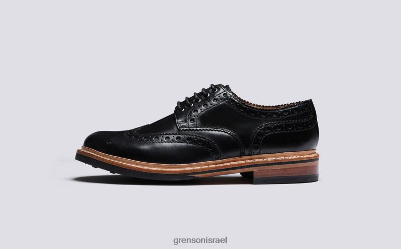 גברים שָׁחוֹר ארצ'י Grenson J4F4Z117 נעלי brogues