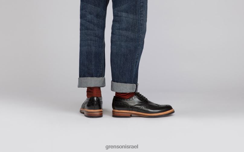 גברים שָׁחוֹר ארצ'י Grenson J4F4Z117 נעלי brogues