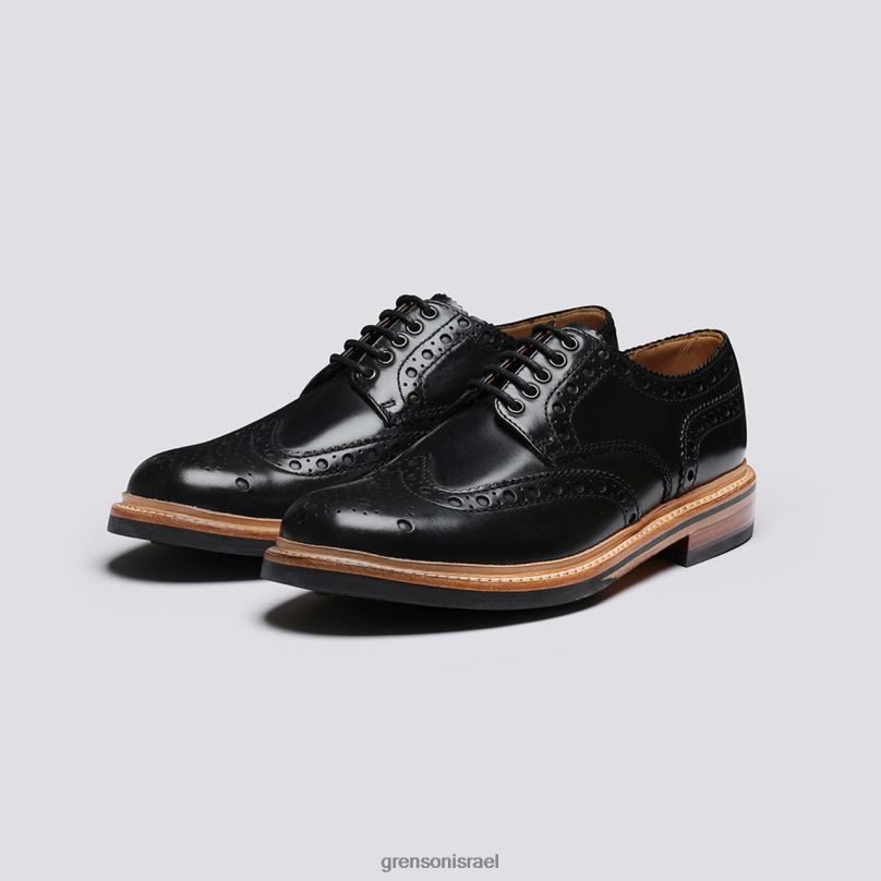 גברים שָׁחוֹר ארצ'י Grenson J4F4Z117 נעלי brogues