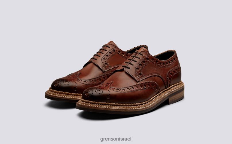 גברים לְהִשְׁתַזֵף ארצ'י Grenson J4F4Z119 נעלי brogues