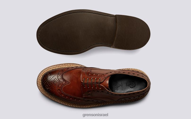 גברים לְהִשְׁתַזֵף ארצ'י Grenson J4F4Z119 נעלי brogues