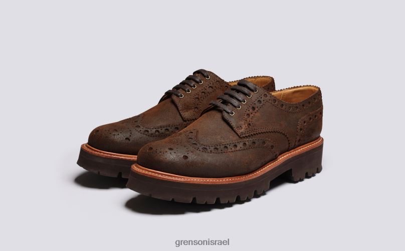 גברים חום ארצ'י Grenson J4F4Z122 נעלי brogues