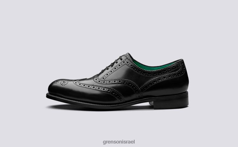 גברים שחור/ירקן מַשׁדֵדָה Grenson J4F4Z125 נעלי brogues