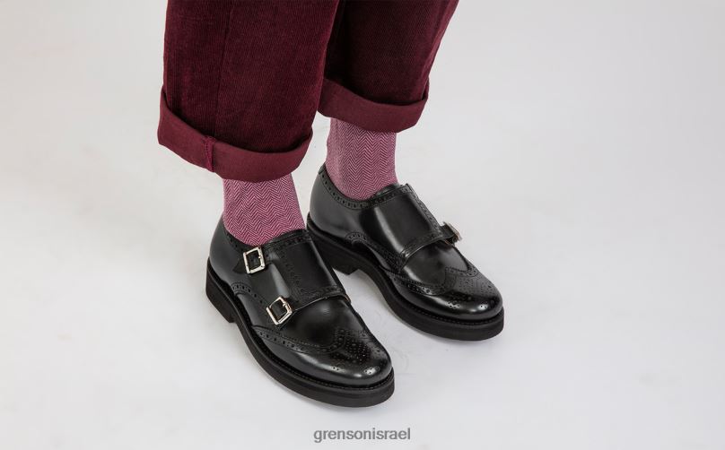 נשים שָׁחוֹר מרגוט Grenson J4F4Z333 נעלי brogues