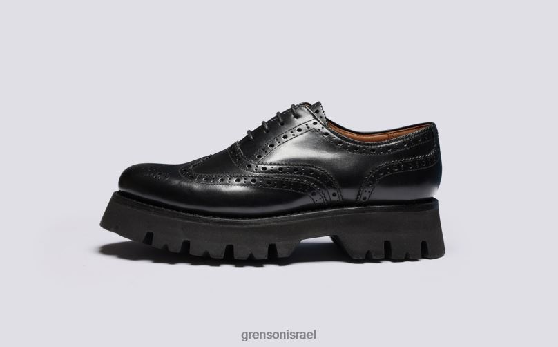 נשים שָׁחוֹר ורד Grenson J4F4Z334 נעלי brogues