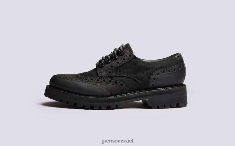 גברים שָׁחוֹר archie tech Grenson J4F4Z108 נעלי brogues