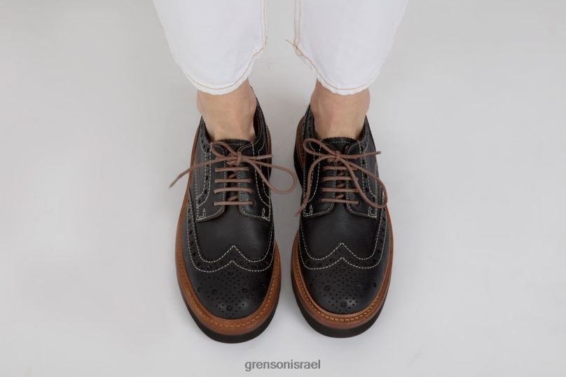 נשים שָׁחוֹר ava Grenson J4F4Z331 נעלי brogues