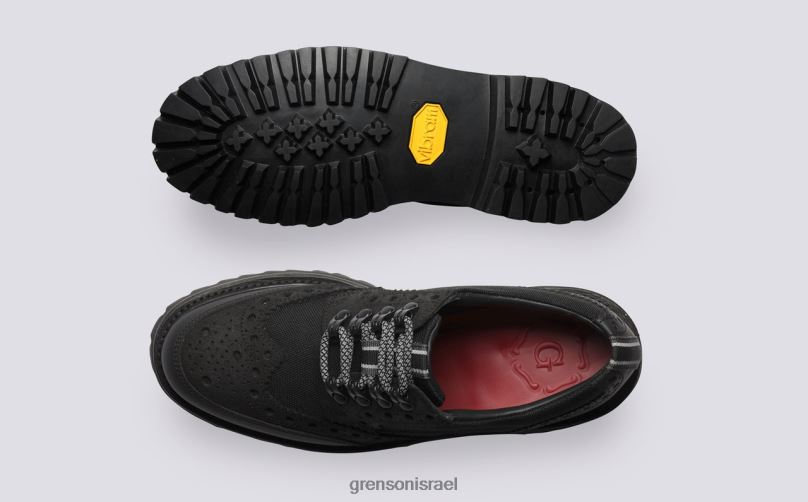נשים שָׁחוֹר ava tech Grenson J4F4Z332 נעלי brogues