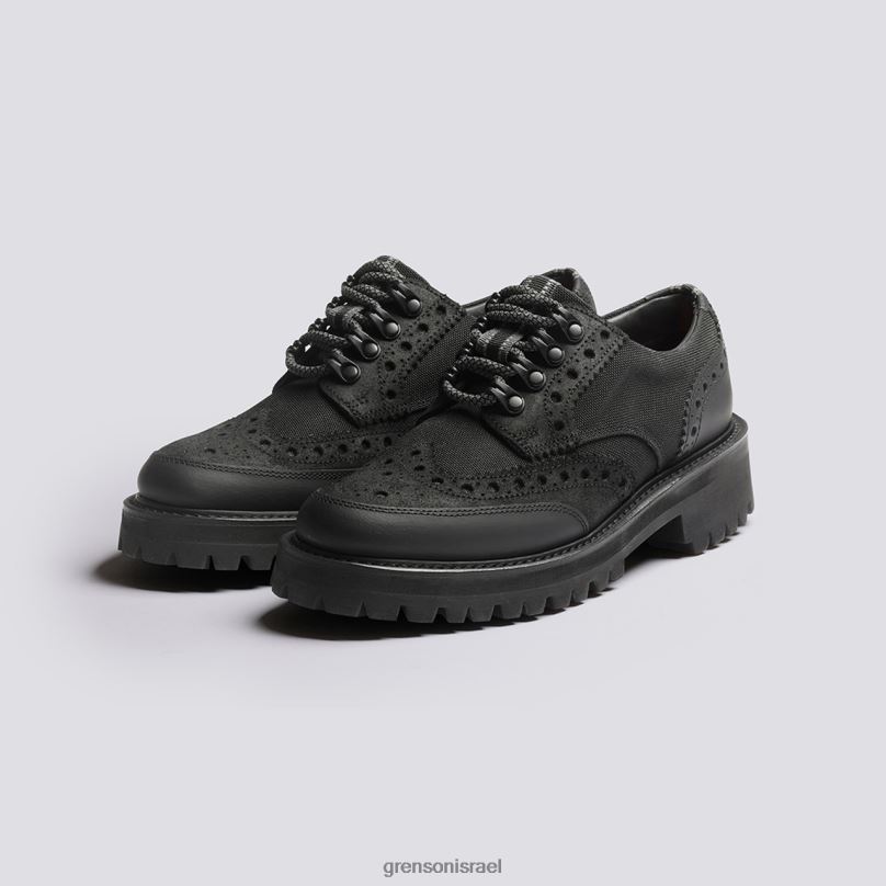 נשים שָׁחוֹר ava tech Grenson J4F4Z332 נעלי brogues