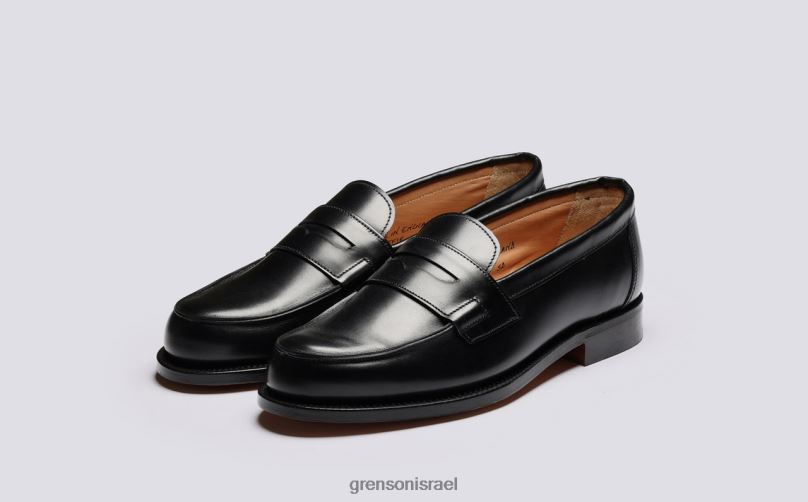 נשים שָׁחוֹר epsom Grenson J4F4Z239 מוֹקָסִינִים