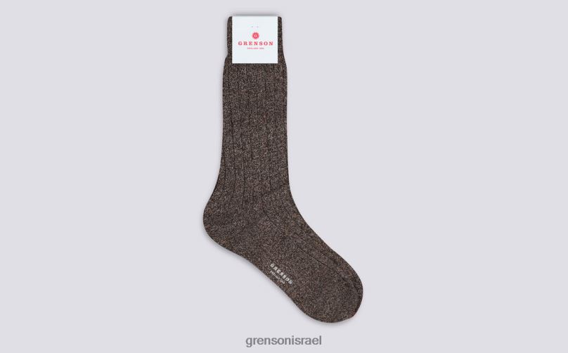 גברים חום גרב fuzz לטלוויזיה Grenson J4F4Z466 אביזרים